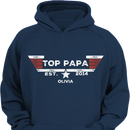 TOP PAPA - Personalized Nicknames,Names and Year Clothing - Father's Gift - Joliny