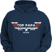 TOP PAPA - Personalized Nicknames,Names and Year Clothing - Father's Gift - Joliny