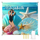 Customized Marine Life Beach Mats - Personalized Name - Gifts for Beach Tourism,Hiking Trips - Joliny