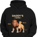 Personalized Name Custom T-Shirt - Dad/Grandpa's Lion Gang T-Shirt -Personalized Family Gift - Joliny