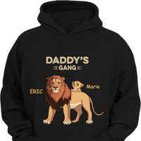 Personalized Name Custom T-Shirt - Dad/Grandpa's Lion Gang T-Shirt -Personalized Family Gift - Joliny