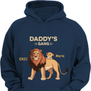 Personalized Name Custom T-Shirt - Dad/Grandpa's Lion Gang T-Shirt -Personalized Family Gift - Joliny