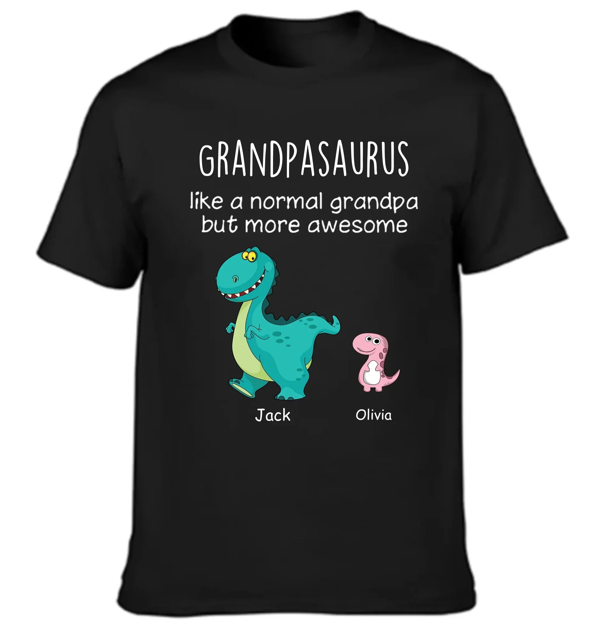 Grandpasaurus And Kids Personalized Shirt