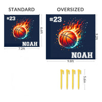 Sportsmanship Customized Ball Sports Beach Mat - Personalized Name And Number - A Gift For Sports Lovers - Joliny