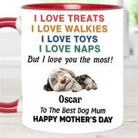 Love You The Most Version - Personalized Custom Coffee Mug - Joliny
