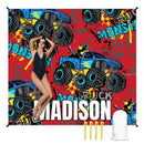 Personalized Monster Truck Name Custom Beach Mat - Joliny