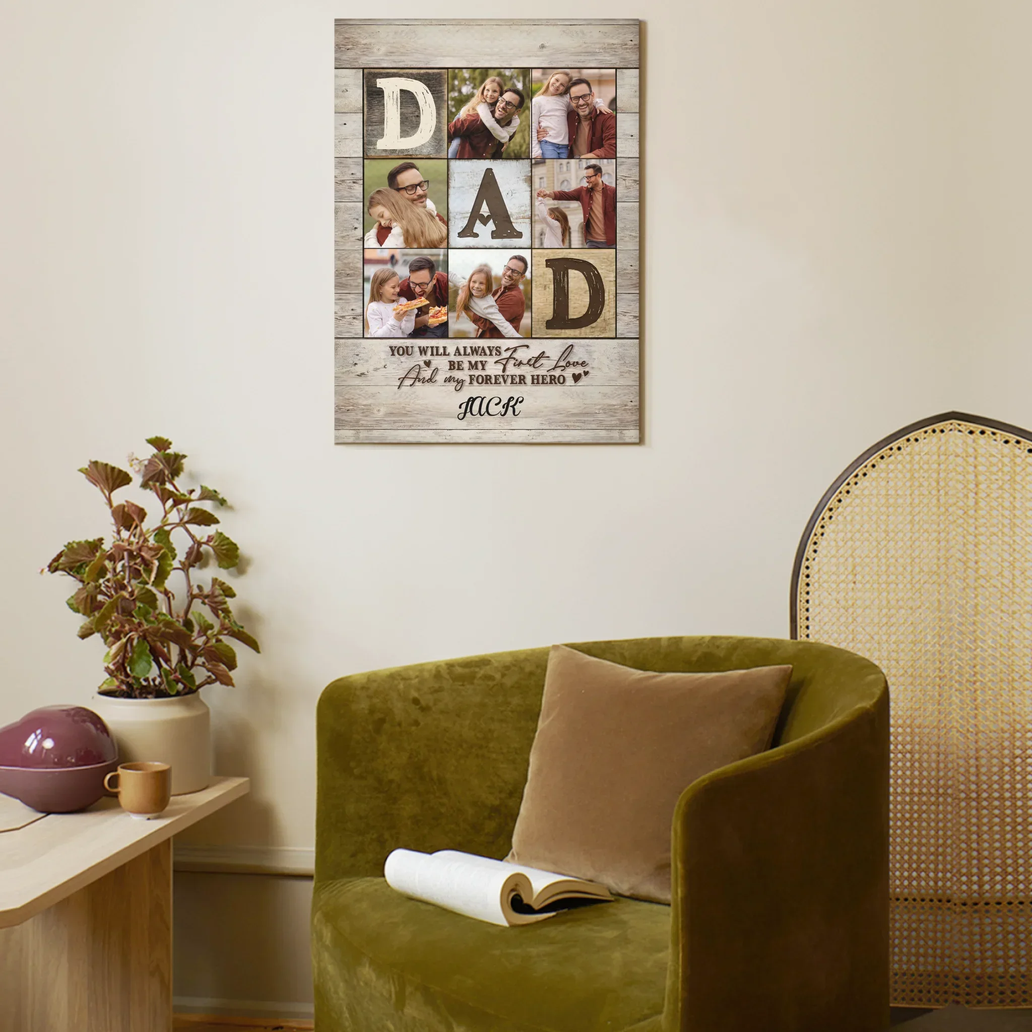 Dad Photo Collage Photo, Personalized Gifts For Dad, Best Father’s Day Gifts - Joliny