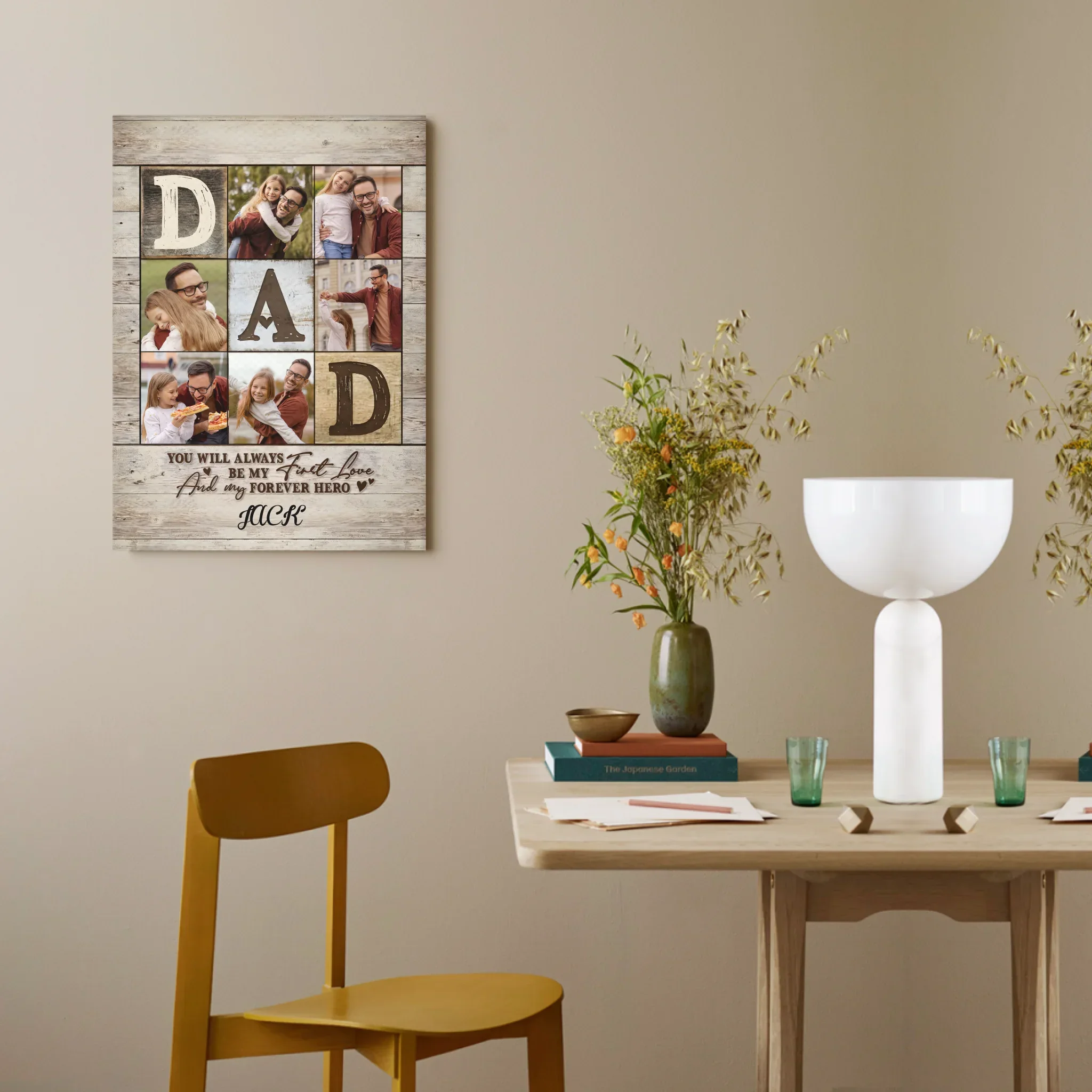 Dad Photo Collage Photo, Personalized Gifts For Dad, Best Father’s Day Gifts - Joliny