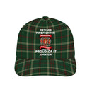 Personalized Firefighter Distressed Washed Cotton Printed Cap - Joliny