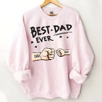Best Dad Ever Fist Bump - Personalized Father Clothes - Joliny