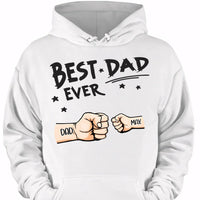 Best Dad Ever Fist Bump - Personalized Father Clothes - Joliny
