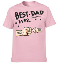Best Dad Ever Fist Bump - Personalized Father Clothes - Joliny