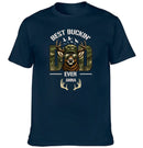 Hunter Dad Best Buckin' Dad Custom Kids Name - Personalized Shirt - Joliny