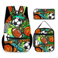 Cool Sports Game Name Customized Backpacks Sports Themed Backpacks - Joliny