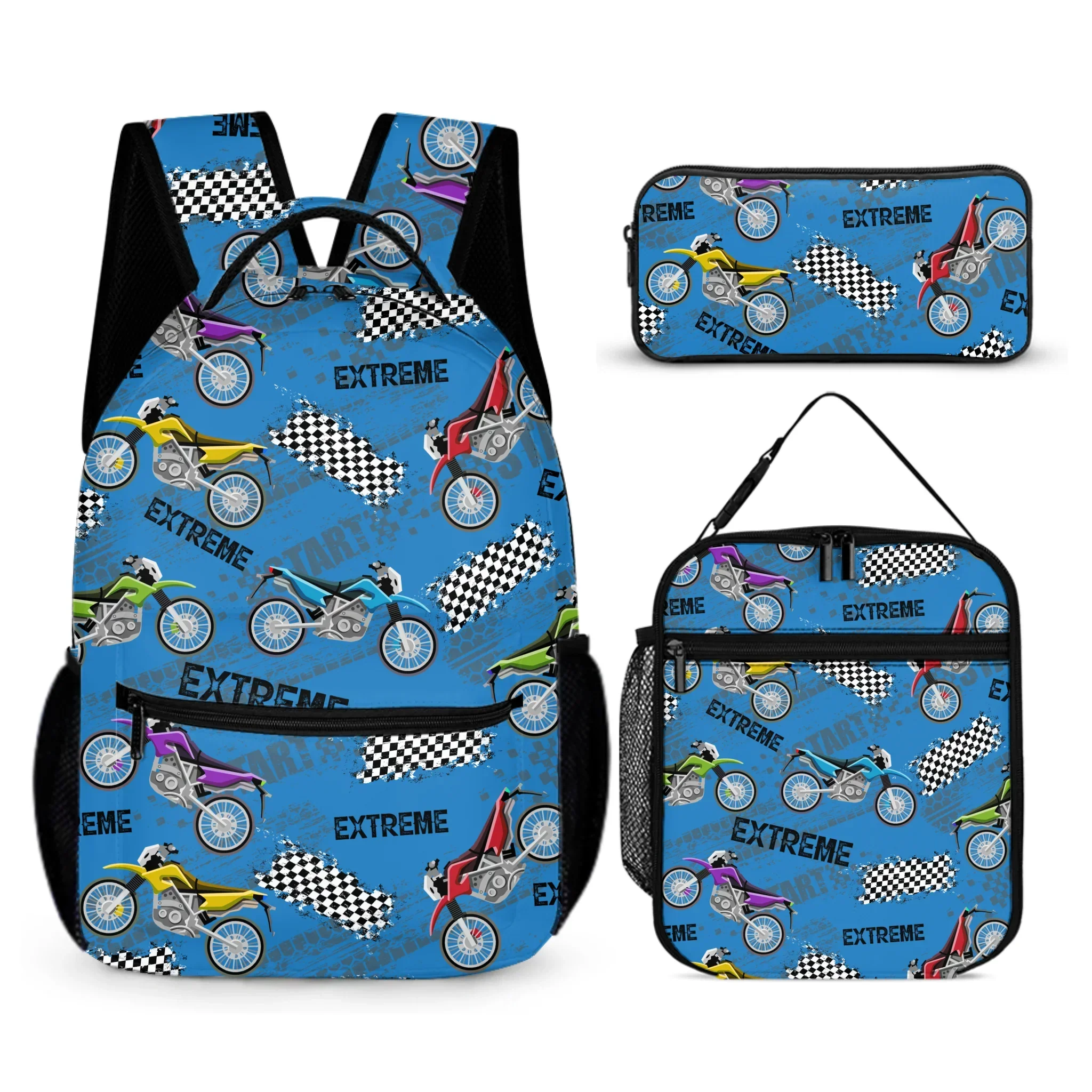 Motorcycle Racing - Personalized Name Backpack