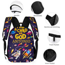I Am A Child Of God - Personalized Name Customized School Bag - A Great Gift For Your Child For The School Season! - Joliny