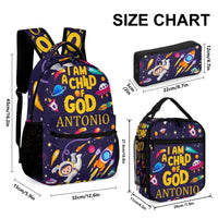 I Am A Child Of God - Personalized Name Customized School Bag - A Great Gift For Your Child For The School Season! - Joliny