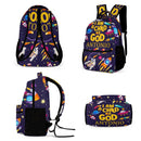 I Am A Child Of God - Personalized Name Customized School Bag - A Great Gift For Your Child For The School Season! - Joliny