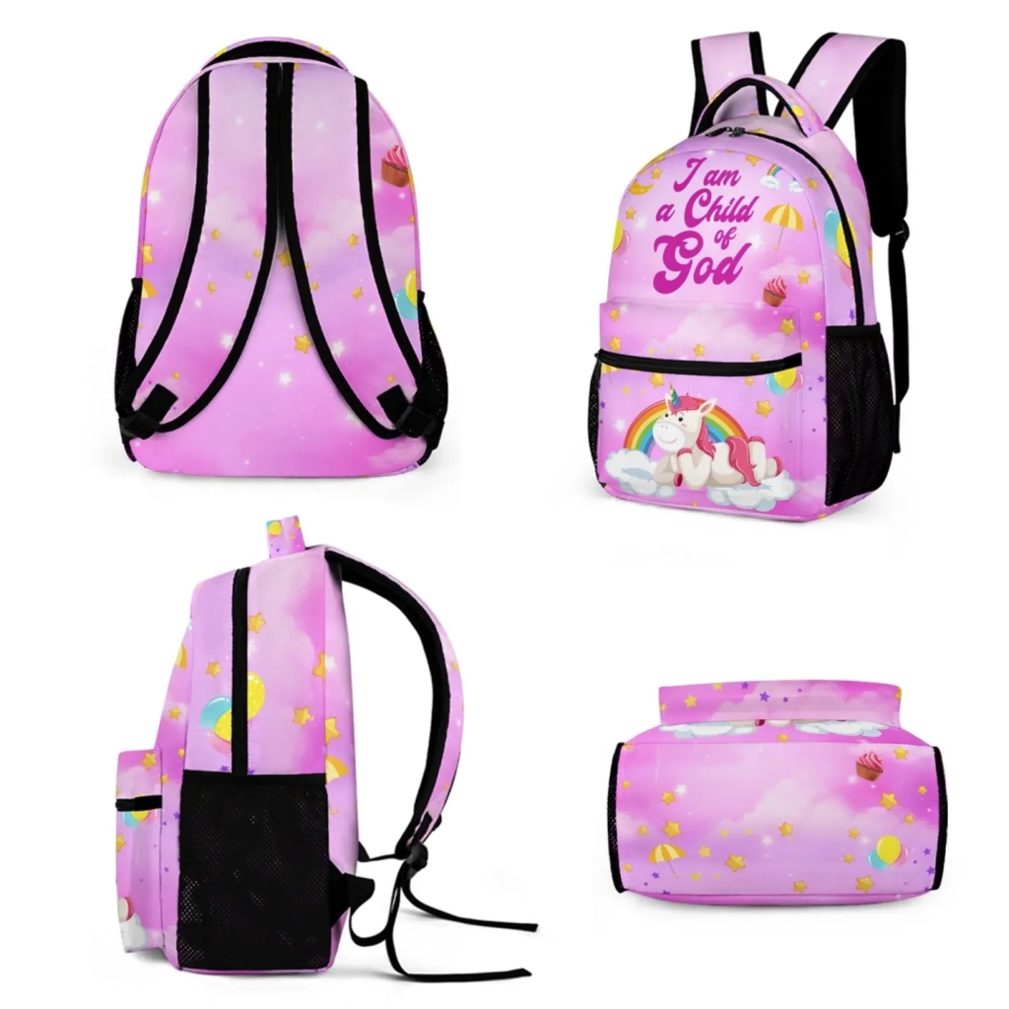 I Am A Child Of God - Personalized Name Customized School Bag - A Great Gift For Your Child For The School Season! - Joliny