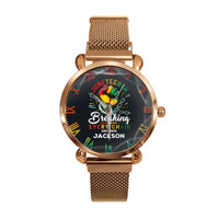 Breaking Chain - Personalized Name Freedom Theme Watch - Joliny