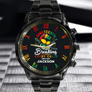 Breaking Chain - Personalized Name Freedom Theme Watch - Joliny