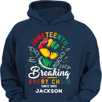 Breaking Chain - Personalized Name Freedom Theme Clothes - Joliny