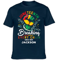 Breaking Chain - Personalized Name Freedom Theme Clothes - Joliny