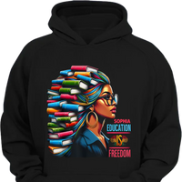 Education is Freedom - Personalized Name Teacher Theme Clothes - Joliny