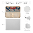 Personalized Metal Sign - Entrance Decoration - Pets Metal Sign - Joliny