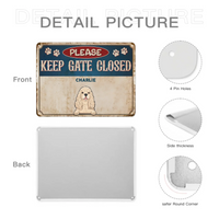 Personalized Metal Sign - Entrance Decoration - Pets Metal Sign - Joliny