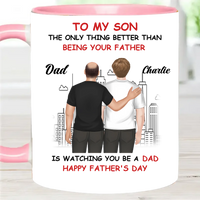 To My Son Cartoonize - Personalized Mug - Joliny