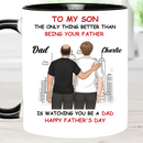 To My Son Cartoonize - Personalized Mug - Joliny