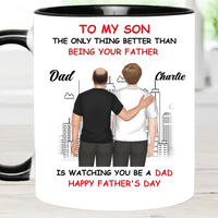 To My Son Cartoonize - Personalized Mug - Joliny