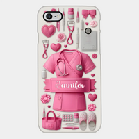 Nursing Is A Work Of Heart - Personalized Nurse Full Print Phone Cases - Joliny
