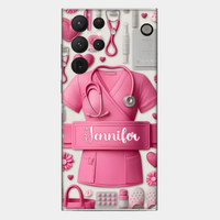 Nursing Is A Work Of Heart - Personalized Nurse Full Print Phone Cases - Joliny