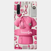 Nursing Is A Work Of Heart - Personalized Nurse Full Print Phone Cases - Joliny