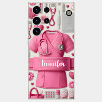 Nursing Is A Work Of Heart - Personalized Nurse Full Print Phone Cases - Joliny