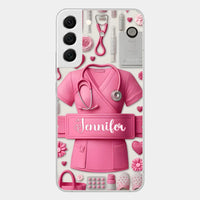 Nursing Is A Work Of Heart - Personalized Nurse Full Print Phone Cases - Joliny