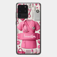 Nursing Is A Work Of Heart - Personalized Nurse Full Print Phone Cases - Joliny
