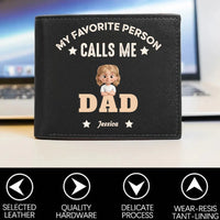 My Favorite People Call Me "Dad,Papa...",The Perfect Personalized Wallet For Dad And Grandpa. - Joliny