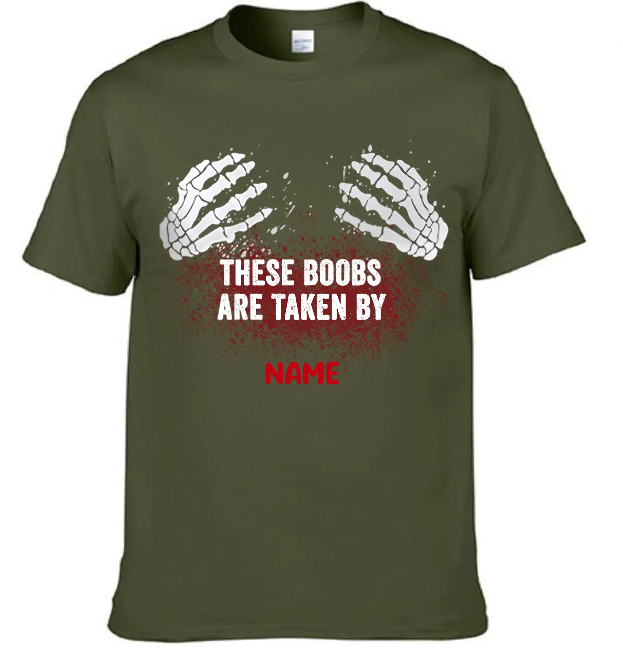 Beard - These boobs are taken by - Custom Name - Joliny
