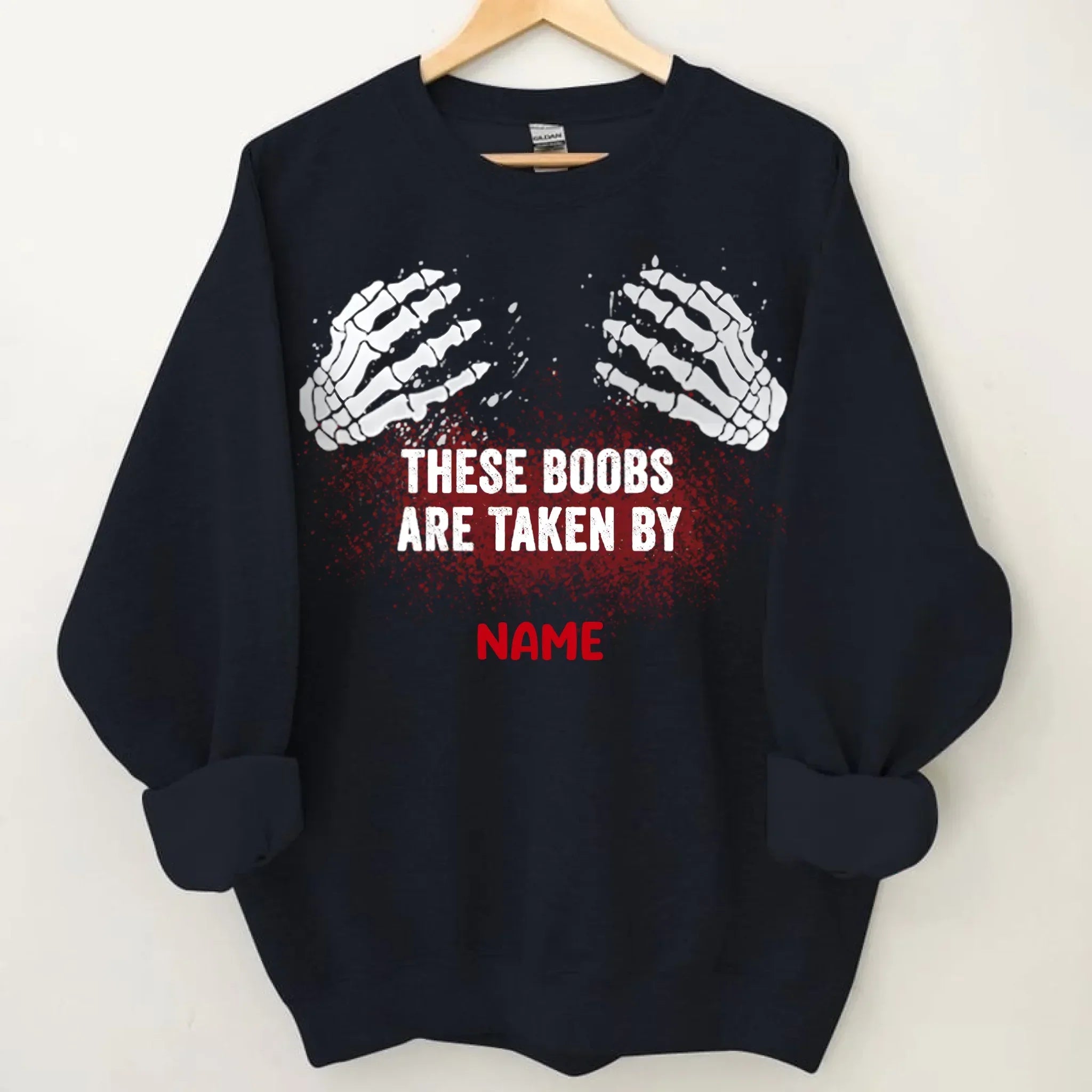 Beard - These boobs are taken by - Custom Name - Joliny