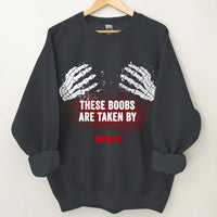 Beard - These boobs are taken by - Custom Name - Joliny