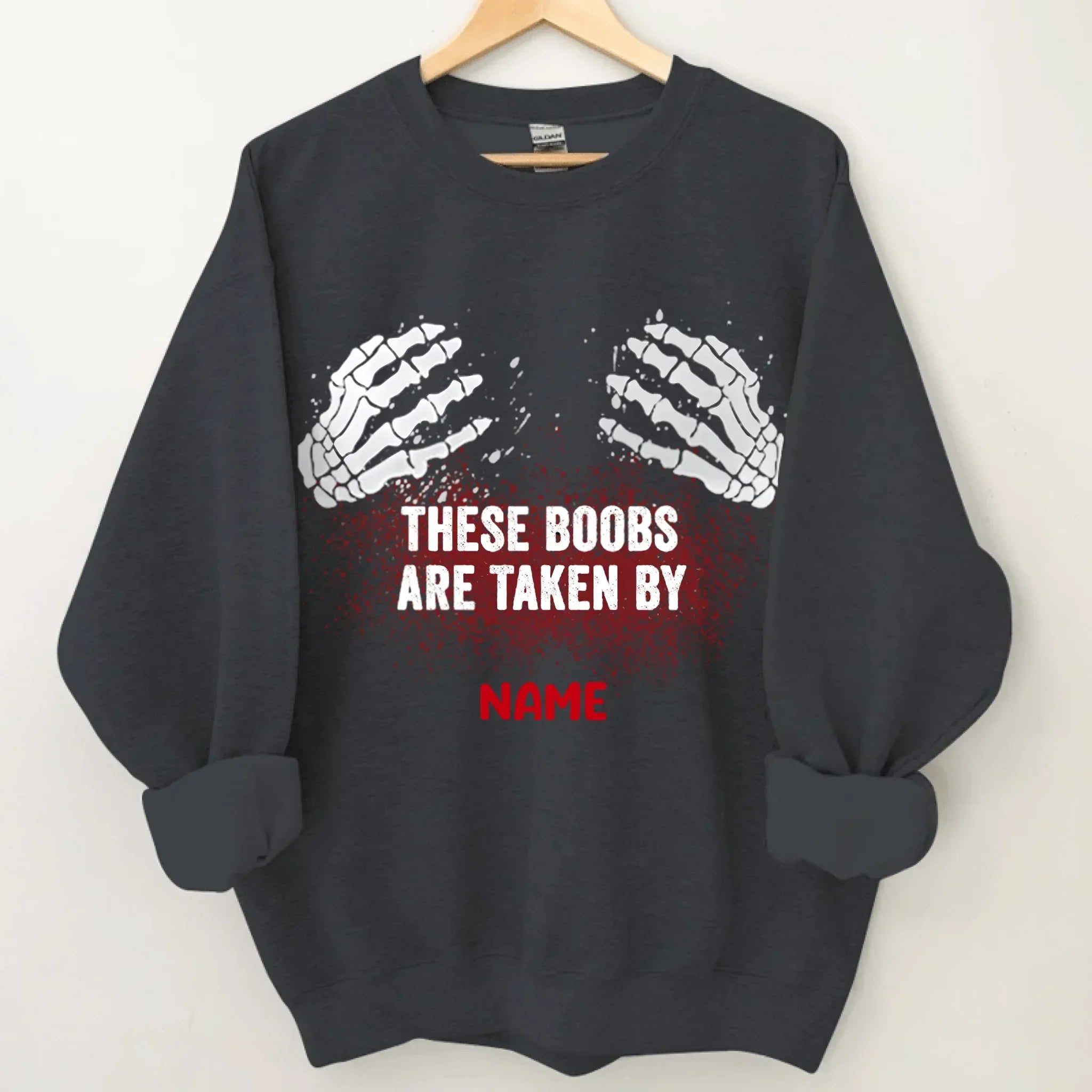 Beard - These boobs are taken by - Custom Name - Joliny