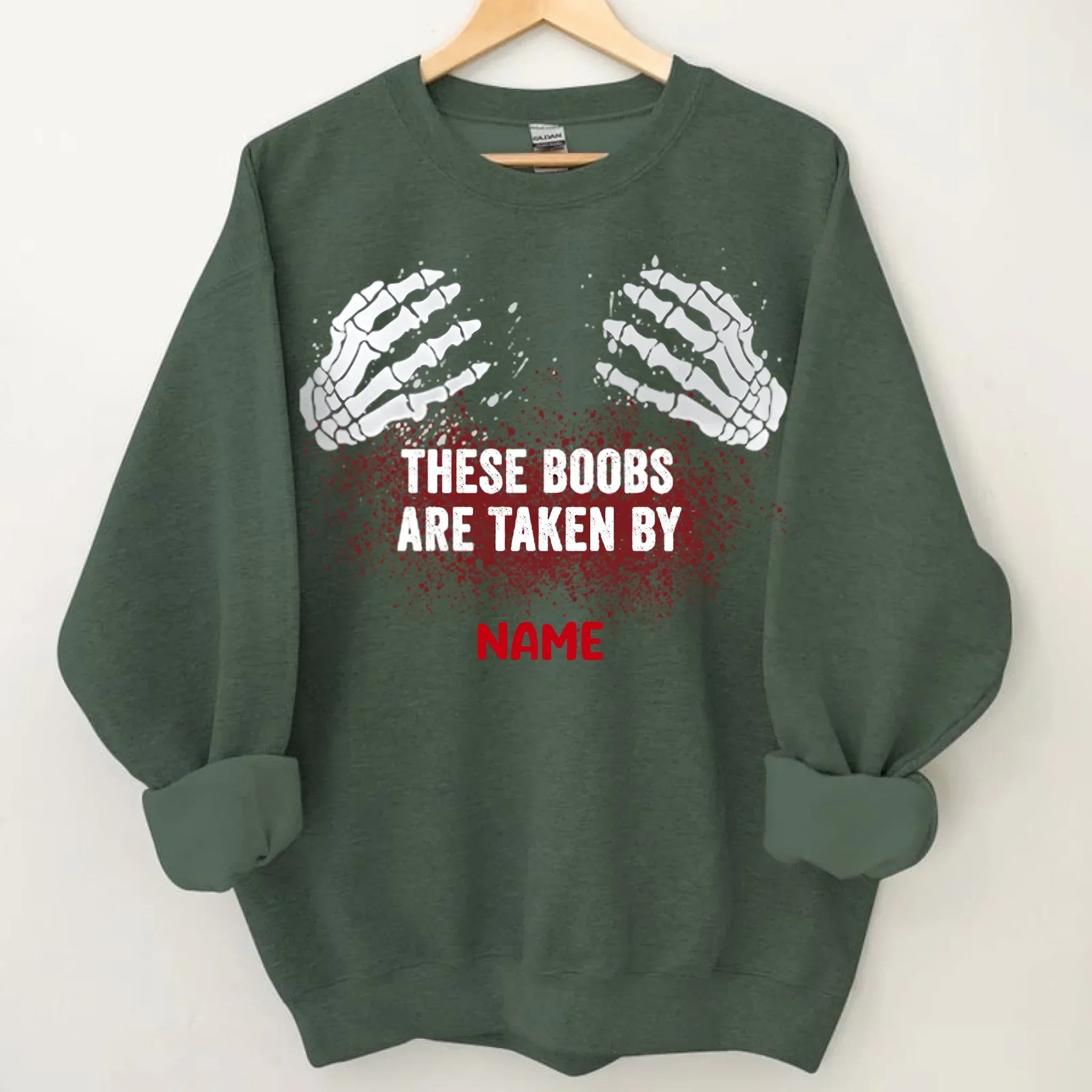 Beard - These boobs are taken by - Custom Name - Joliny