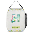 Customized Backpacks for Kids - Cartoon Dinosaur Design with Customized Name and Initials - School Season Gift for Kids - Joliny