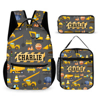 Customized Name-Engraved Backpack - Personalized Character - Gift for Children