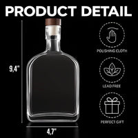 To My First And Forever Hero - Family Personalized Whiskey Bottle - Joliny