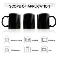 To my son - Personlised Black Wolf Pattern Coffee Mug - Joliny
