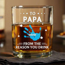 To My First And Forever Hero - Family Personalized Whiskey Bottle - Joliny